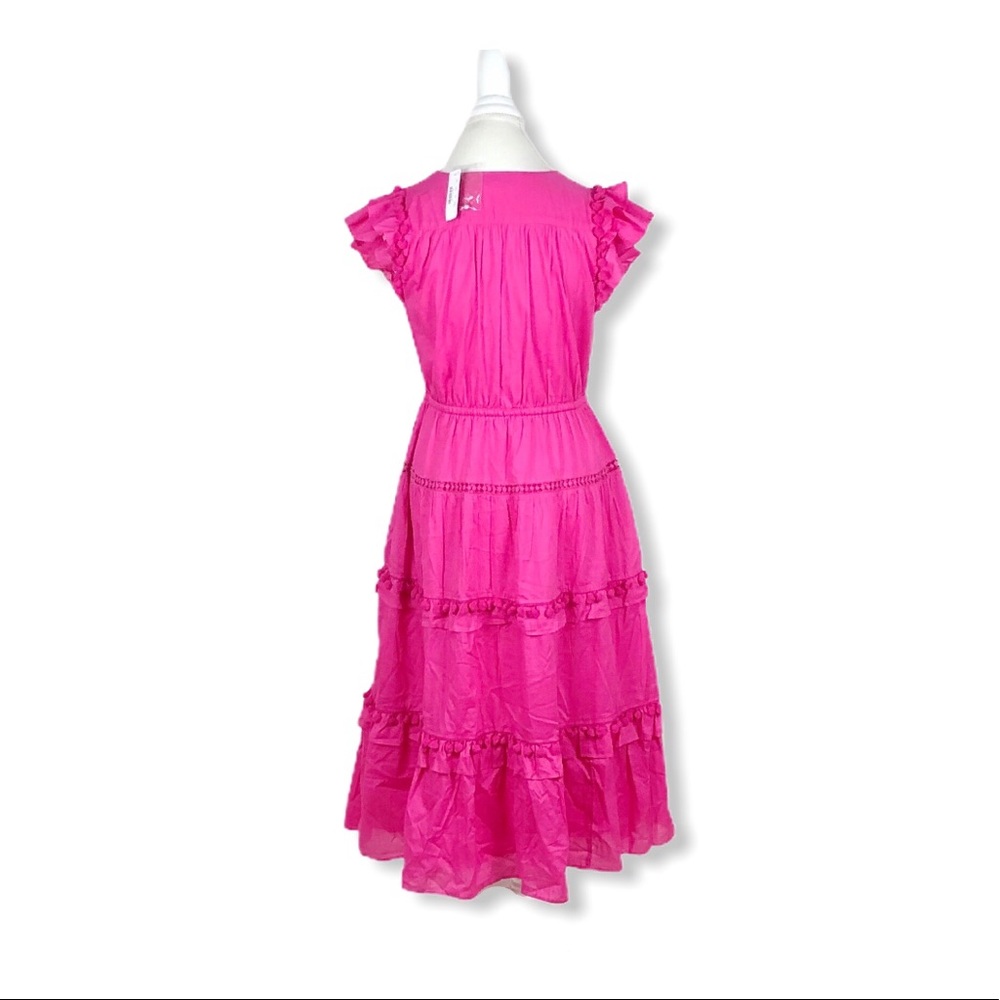 J. Crew Women’s Pom Pom Dress in Cotton Voile 8 - Picture 5 of 10